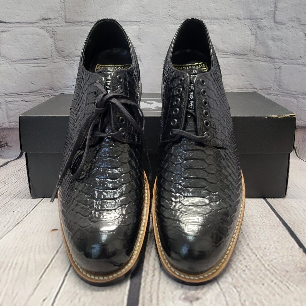 Stacy Adams Madison Anaconda Plain Toe Oxford